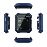 2 in 1 PC Frame + Screen Tempered Glass Film Protective Case, For Apple Watch Series 9 / 8 / 7 41mm, For Apple Watch Series 9 / 8 / 7 45mm