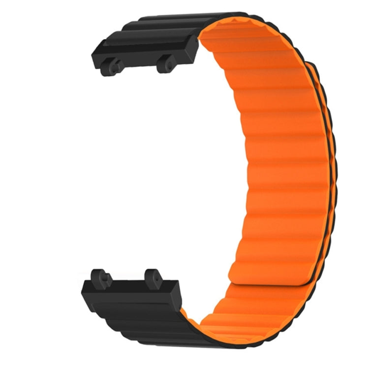 Silicone Magnetic Dual-color Watch Band, For Amazfit T-Rex 2