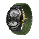 Adjustable Buckle Braided Nylon Watch Band, For Amazfit T-Rex 2