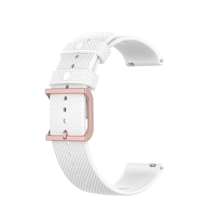 Rose Gold Square Buckle Silicone Watch Band, For Coros Apex 46mm / Apex Pro