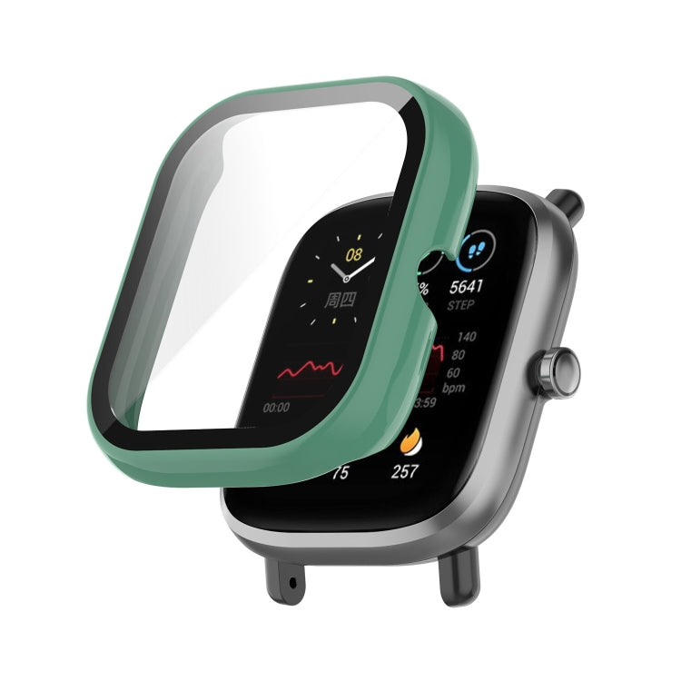 PC + Tempered Glass Integrated Protective Watch Case, For Amazfit Bip U / Bip U Pro / Pop / Pop Pro