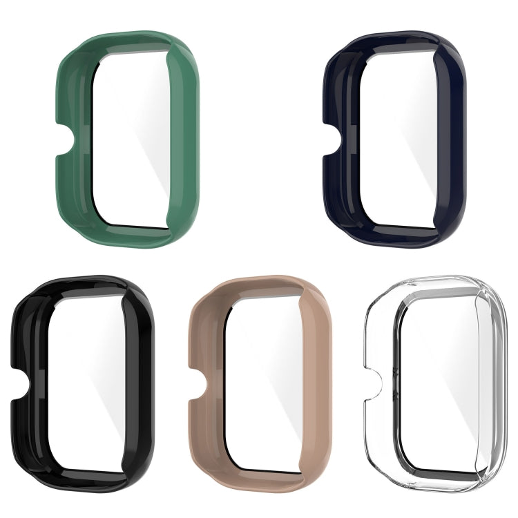 PC + Tempered Glass Integrated Protective Watch Case, For Amazfit Bip U / Bip U Pro / Pop / Pop Pro