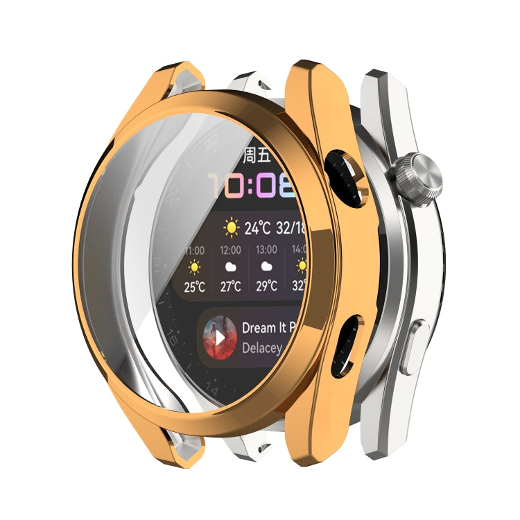 Full Coverage TPU Electroplating Protective Watch Case, For Huawei Watch3 Pro New