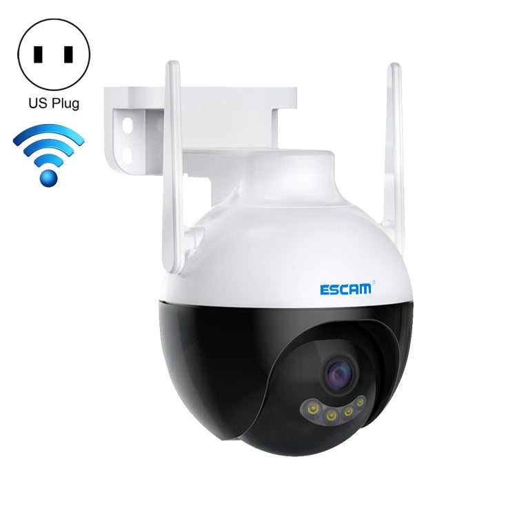 ESCAM QF300 3MP Smart WiFi IP Camera Support AI Humanoid Detection/Auto Tracking/Cloud Storage/Two-way Voice Night Vision, US Plug, UK Plug, AU Plug, EU Plug US Plug