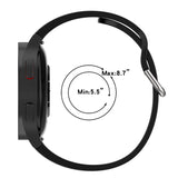 Two-color Stripe Silicone Watch Band, For Samsung Galaxy Watch5 / Watch5 Pro