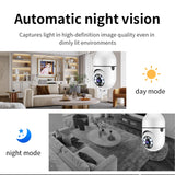 A6 2MP HD Light Bulb WiFi Camera Support Motion Detection/Two-way Audio/Night Vision/TF Card, With 32G Memory Card