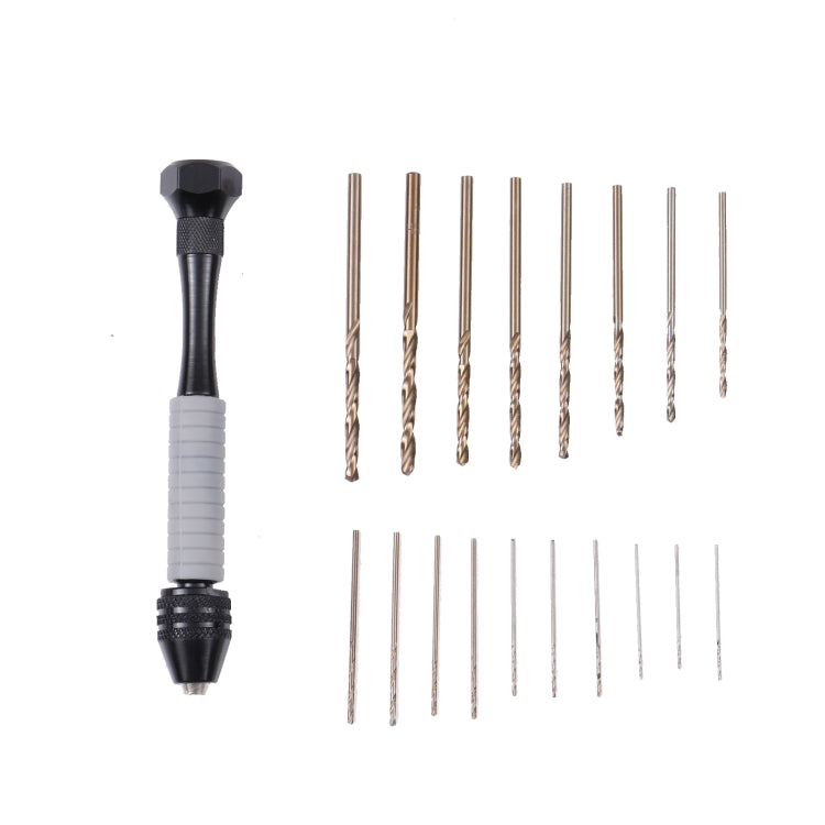 Precision Pin Vise Mini Twist Drill Bits Hand Drill Set, 8009, 8011
