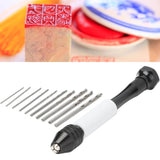Precision Pin Vise Mini Twist Drill Bits Hand Drill Set, 8009, 8011