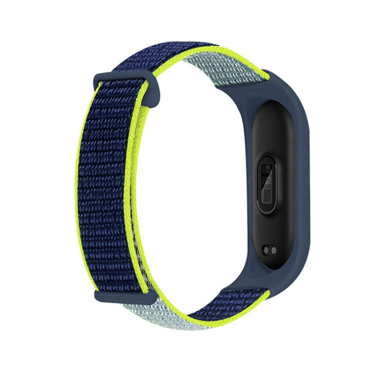 Nylon Two-Section Loop Watch Band, For Xiaomi Mi Band 7, For Xiaomi Mi Band 6, For Xiaomi Mi Band 5
