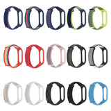 Nylon Two-Section Loop Watch Band, For Xiaomi Mi Band 7, For Xiaomi Mi Band 6, For Xiaomi Mi Band 5