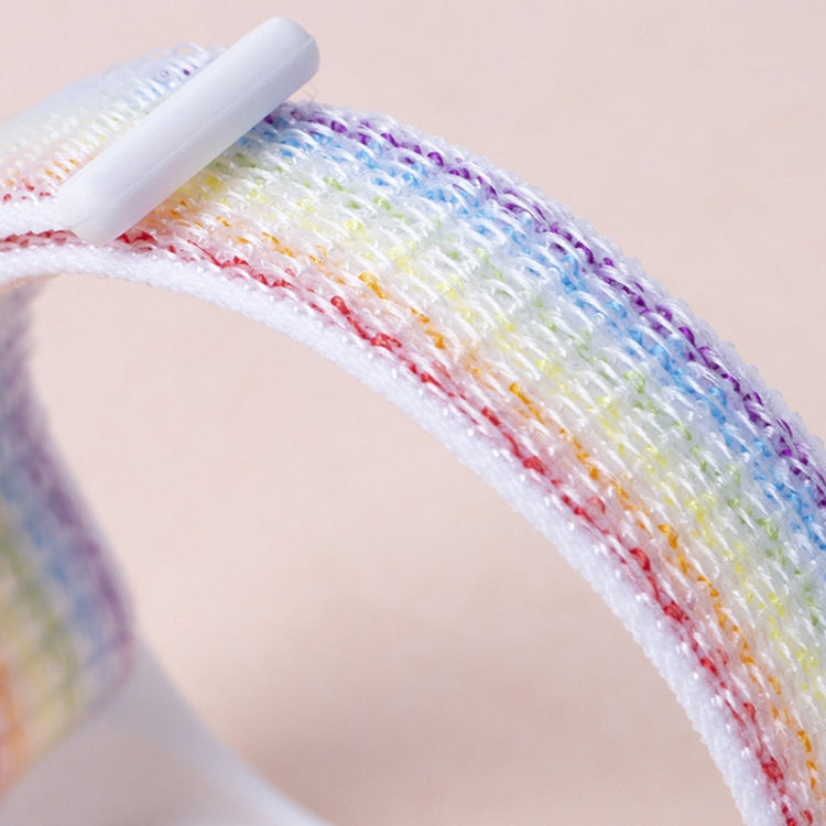 Nylon Two-Section Loop Watch Band, For Xiaomi Mi Band 7, For Xiaomi Mi Band 6, For Xiaomi Mi Band 5