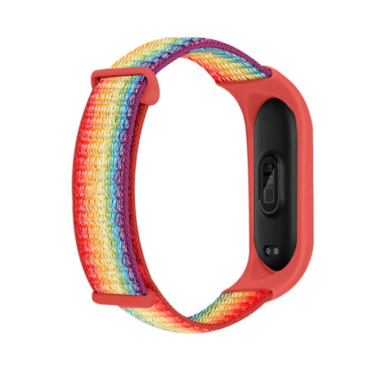 Nylon Two-Section Loop Watch Band, For Xiaomi Mi Band 7, For Xiaomi Mi Band 6, For Xiaomi Mi Band 5