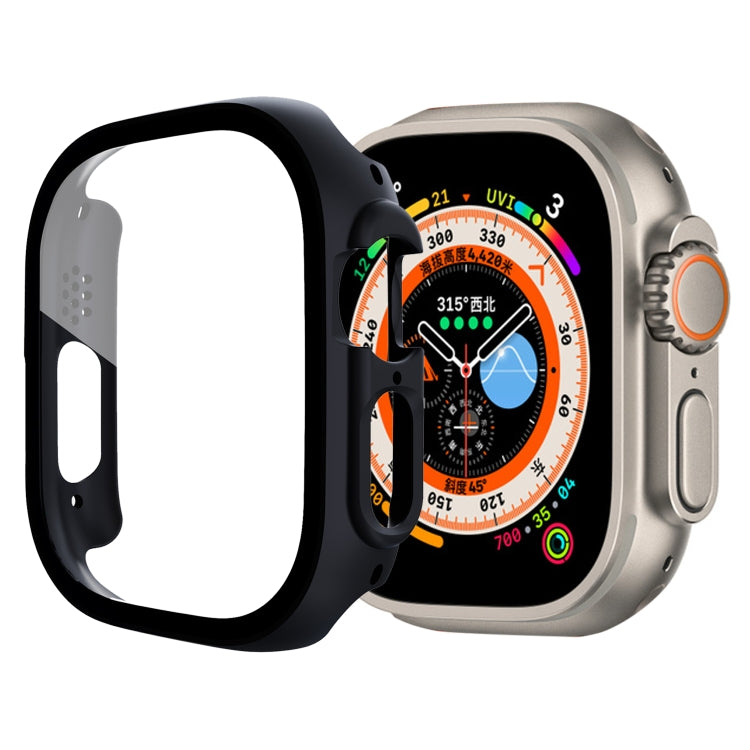 Tempered Glass Film PC Watch Case, For Apple Watch Ultra 1 / 2 / 3 49mm
