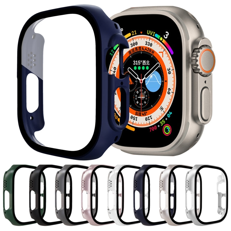 Tempered Glass Film PC Watch Case, For Apple Watch Ultra 1 / 2 / 3 49mm