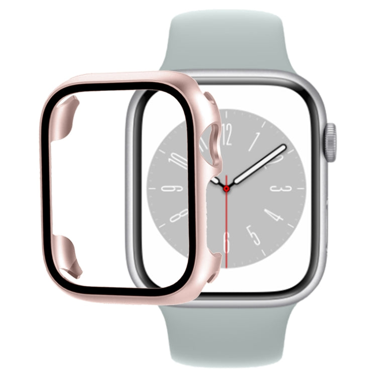 Tempered Glass Film PC Watch Case, For Apple Watch Series 9 / 8 / 7 41mm, For Apple Watch Series 9 / 8 / 7 45mm
