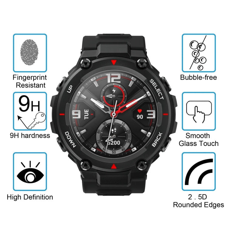 0.26mm 2.5D 9H Tempered Glass Film Screen Protector, For Amazfit T-Rex 2