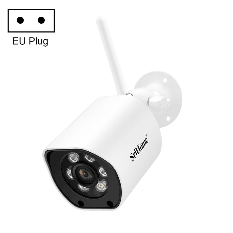 SriHome SH034C 4.0MP AI Humanoid Tracking WiFi Outdoor Surveillance Camera, SH034C SH034C EU Plug