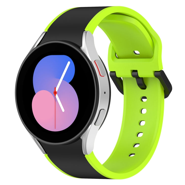 Two-color Silicone Watch Band, For Samsung Galaxy Watch5 40mm / 44mm