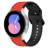 Two-color Silicone Watch Band, For Samsung Galaxy Watch5 40mm / 44mm