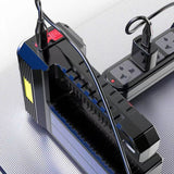 Super Bright Waterproof 8 LED Camping Flashlight Lamp, USB Charging, Solar Charging