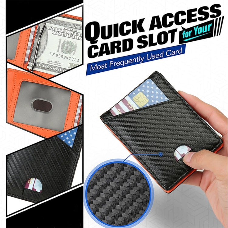 W2108A1 Carbon fiber Business Wallet For Men