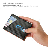 W2108A1 Carbon fiber Business Wallet For Men