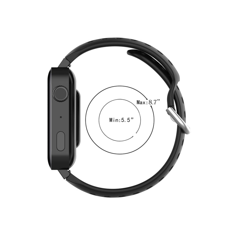 For Xiaomi Watch / Huawei Honor S1 18mm Solid Color Sport Wrist Strap Watchband