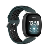 Dual Color Silicone Watch Band, For Fitbit Versa 4 / Sense 2