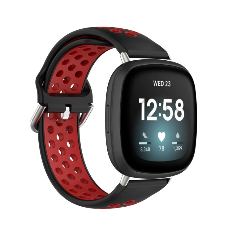 Dual Color Silicone Watch Band, For Fitbit Versa 4 / Sense 2