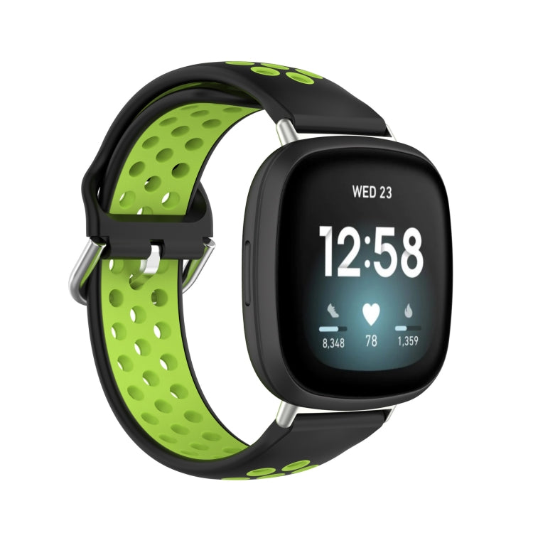 Dual Color Silicone Watch Band, For Fitbit Versa 4 / Sense 2