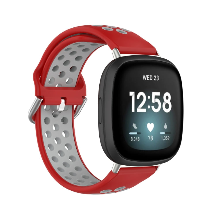 Dual Color Silicone Watch Band, For Fitbit Versa 4 / Sense 2
