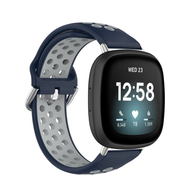 Dual Color Silicone Watch Band, For Fitbit Versa 4 / Sense 2