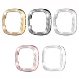 Double-Row Diamond Electroplating PC Watch Case, For Fitbit Versa 4 / Sense 2