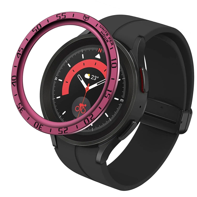 Dial Steel Protective Frame, For Samsung Galaxy Watch5 Pro 45mm A Style, For Samsung Galaxy Watch5 Pro 45mm E Style
