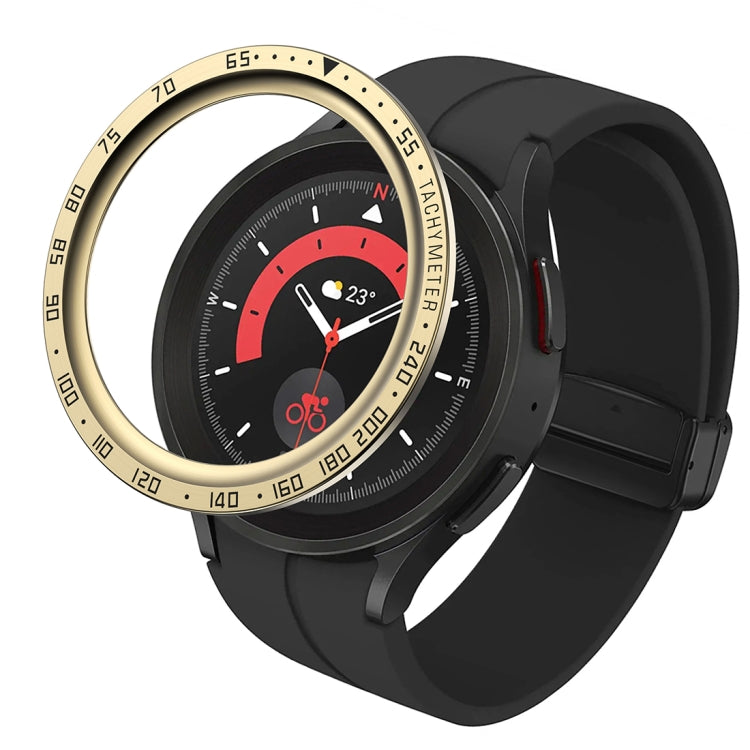 Dial Steel Protective Frame, For Samsung Galaxy Watch5 Pro 45mm A Style, For Samsung Galaxy Watch5 Pro 45mm E Style