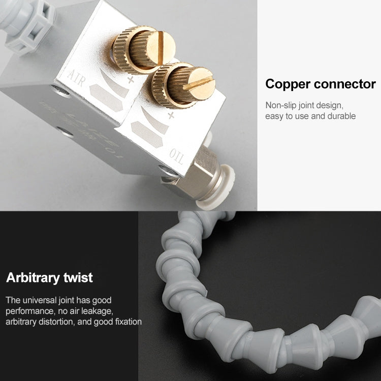 CNC Lathe Mist Coolant Lubrication Spray Engraving Machine Cooling Sprayer, Without Magnetic Base, With Magnetic Base