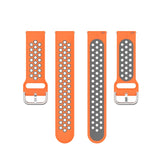 For Fitbit Versa 2 / Versa / Versa Lite 23mm Clasp Two Color Sport Wrist Strap Watchband