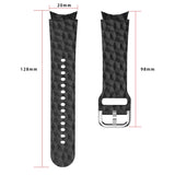Rhombus Texture Silicone Watch Band, For Samsung Galaxy Watch 5 / Watch 5 Pro