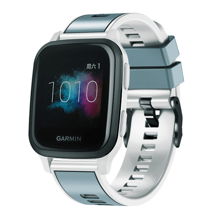 Plain Weave Two-color Silicone Watch Band, For Samsung Galaxy Watch 5 40mm / 44mm