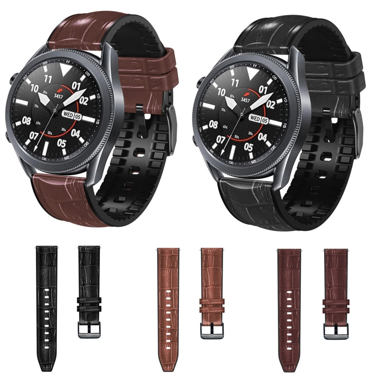 Bamboo Joint Texture Silicone Leather Watch Band, For Huawei GT 3 Pro 46mm