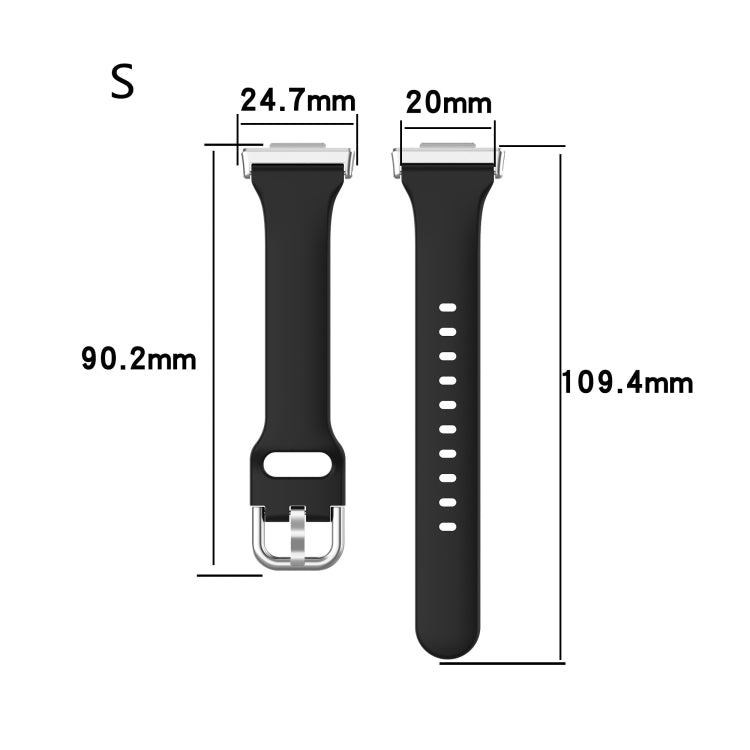 For Huawei Watch Fit 2 Small Waist Silicone Watch Band, S, L