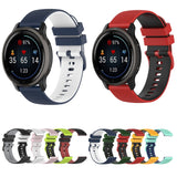 Small Plaid Texture Two-color Silicone Watch Band, For Suunto 5 Peak