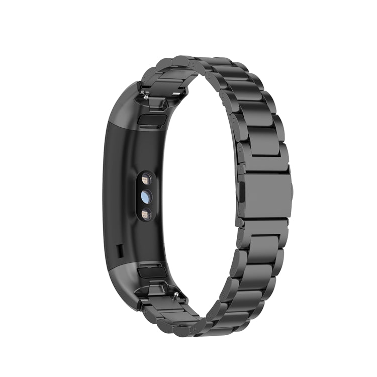 For Huawei Band 4 Pro (TER-B29S) / Band 3 Pro (TER-B29) / Band 3 (TER-B09) Three Beads Steel Wrist Strap Watchband, For Band 4 Pro