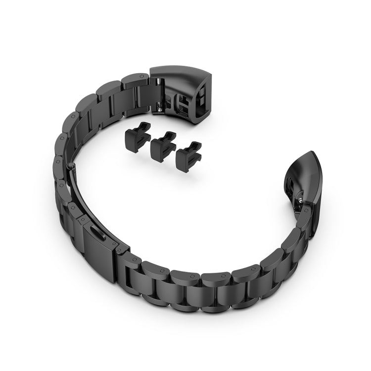 For Huawei Band 4 Pro (TER-B29S) / Band 3 Pro (TER-B29) / Band 3 (TER-B09) Three Beads Steel Wrist Strap Watchband, For Band 4 Pro