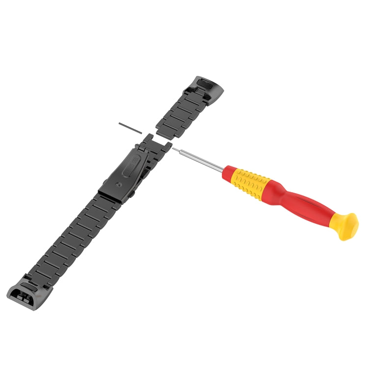 For Huawei Band 4 Pro (TER-B29S) / Band 3 Pro (TER-B29) / Band 3 (TER-B09) Three Beads Steel Wrist Strap Watchband, For Band 4 Pro