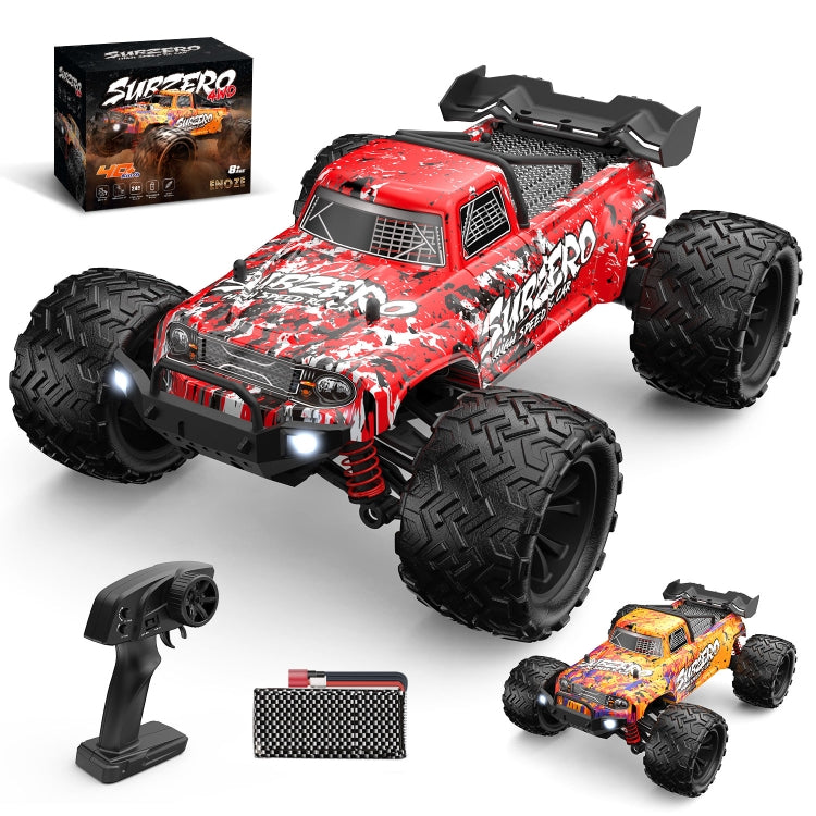 9500E 1:16 Full Scale Remote Control 4WD High Speed Car, 9500E(Red), 9500E(Orange)