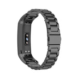 For Huawei Honor Band 4 (CRS-B19) / Honor Band 5 (CRS-B19S) Three Beads Steel Wrist Strap Watchband, For Honor Band 4