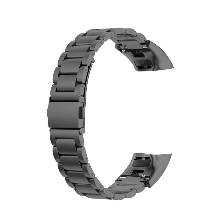 For Huawei Honor Band 4 (CRS-B19) / Honor Band 5 (CRS-B19S) Three Beads Steel Wrist Strap Watchband, For Honor Band 4