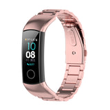 For Huawei Honor Band 4 (CRS-B19) / Honor Band 5 (CRS-B19S) Three Beads Steel Wrist Strap Watchband, For Honor Band 4