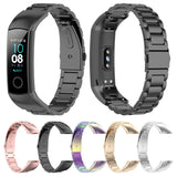 For Huawei Honor Band 4 (CRS-B19) / Honor Band 5 (CRS-B19S) Three Beads Steel Wrist Strap Watchband, For Honor Band 4